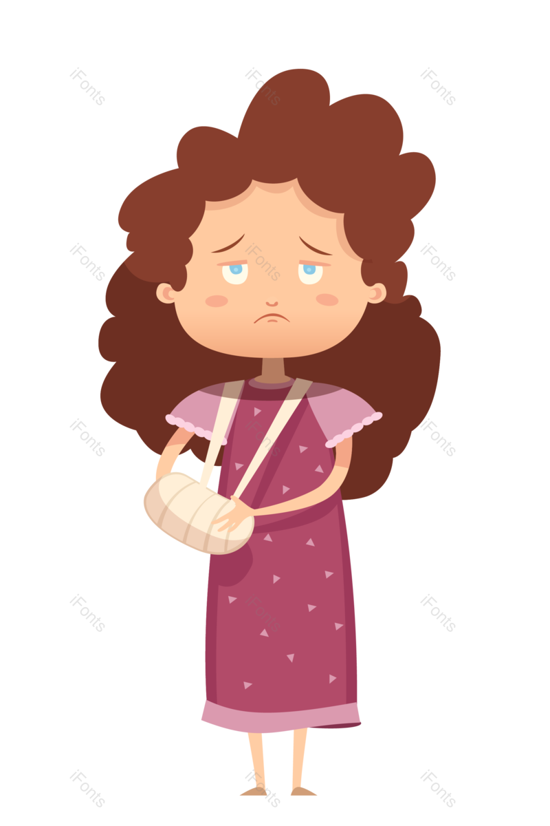 卡通人物图片,女孩元素,PNG,免抠素材